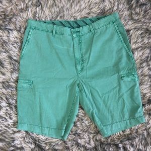 Green Cremieux ‘Bowery’ Style Cargo Shorts